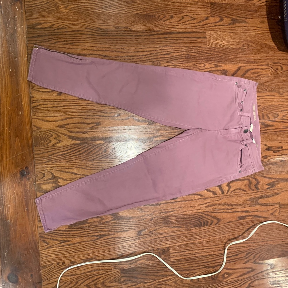 Purple jeans